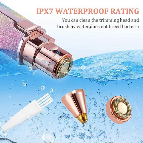 2 In 1 New Facial Hair Remover Portable Eyebrow Trimmer for Women