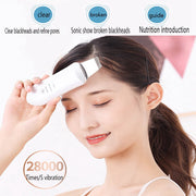 Ultrasonic Facial Skin Scrubber Beauty Machine Ion Deep Face Cleaning Peeling Shovel Exfoliating Skin Care Device
