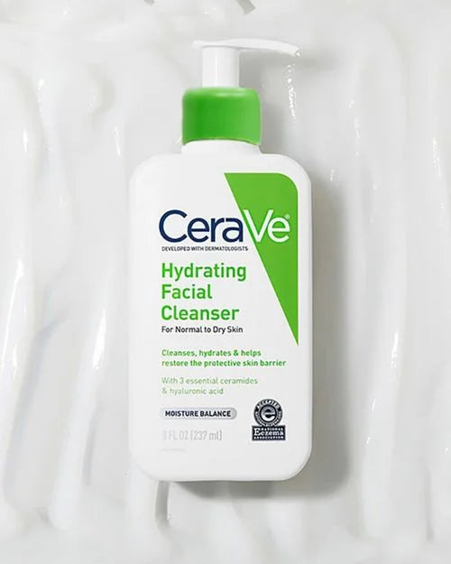 CeraVe Hydrating Facial Cleanser
FOR NORMAL TO DRY SKIN | 237ml